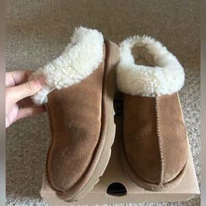 UGG Brown Shearling Slippers